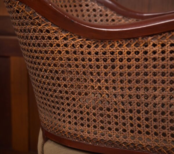 Victorian Mahogany Bergere Armchairs SAI2706 - Image 12