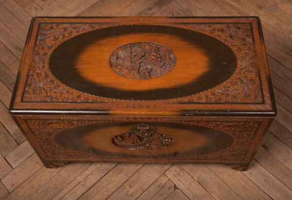 Chinese Camphor Wood Storage / Blanket Box SAI2697 - Image 9