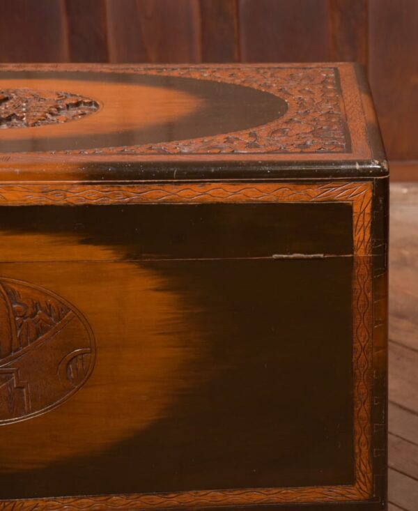 Chinese Camphor Wood Storage / Blanket Box SAI2697 - Image 22