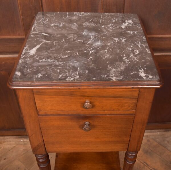 Victorian French Bedside Cabinet / Pot Cupboard SAI2705 - Image 11