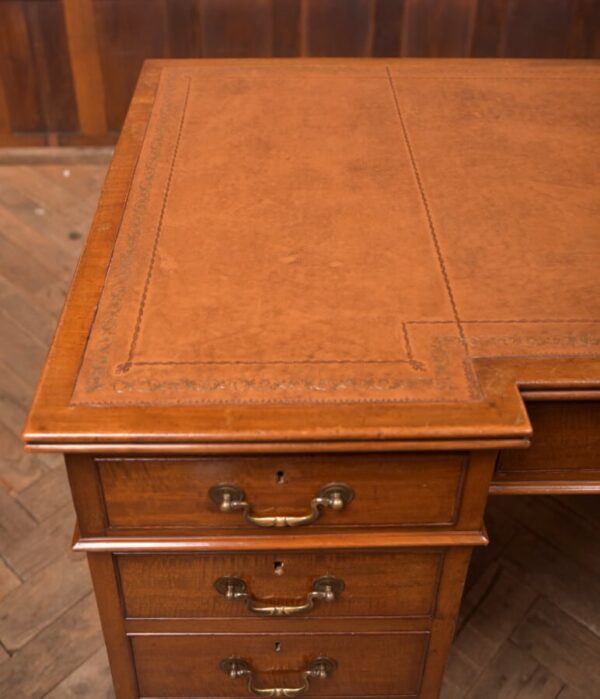 Edwardian Mahogany Knee Hole Writing Desk SAI2695 - Image 2