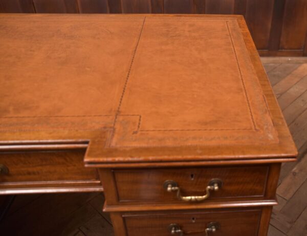 Edwardian Mahogany Knee Hole Writing Desk SAI2695 Antique Desks 5