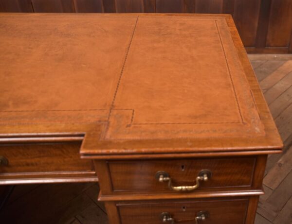 Edwardian Mahogany Knee Hole Writing Desk SAI2695 - Image 3