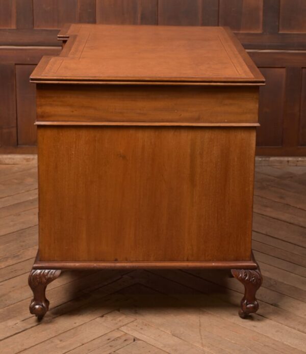 Edwardian Mahogany Knee Hole Writing Desk SAI2695 - Image 8