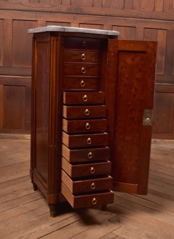 Victorian Mahogany Collectors Cabinet SAI2716 - Image 11
