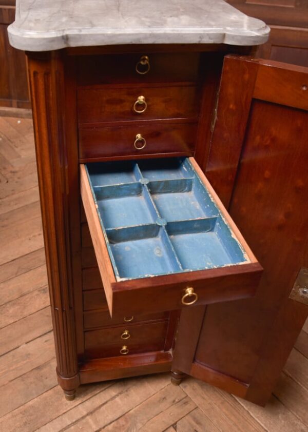 Victorian Mahogany Collectors Cabinet SAI2716 - Image 9
