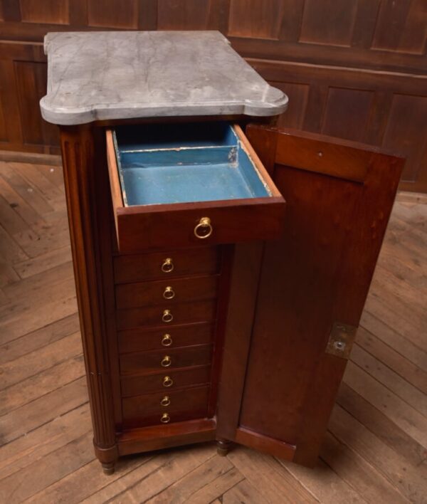 Victorian Mahogany Collectors Cabinet SAI2716 - Image 6