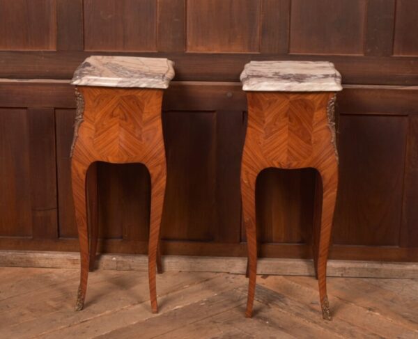 Pair Of Marble Top Bedside Cabinets SAI2718 Antique Cabinets 10