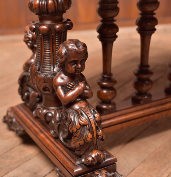 Victorian Walnut Centre Table SAI2711 - Image 2
