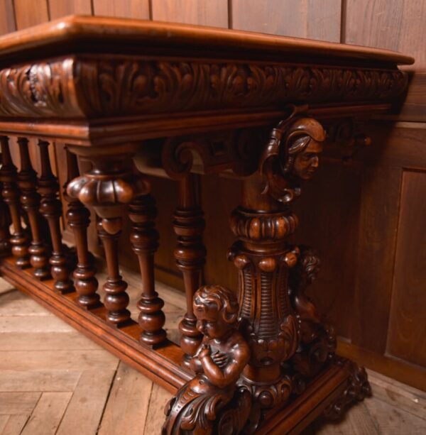 Victorian Walnut Centre Table SAI2711 - Image 4