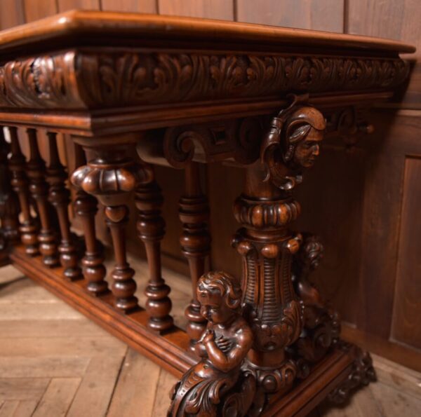 Victorian Walnut Centre Table SAI2711 - Image 3