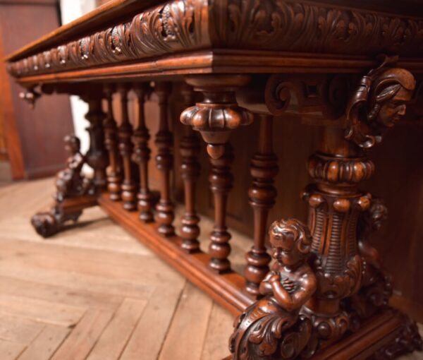 Victorian Walnut Centre Table SAI2711 - Image 12