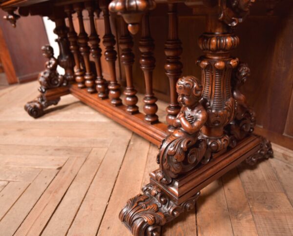Victorian Walnut Centre Table SAI2711 - Image 14