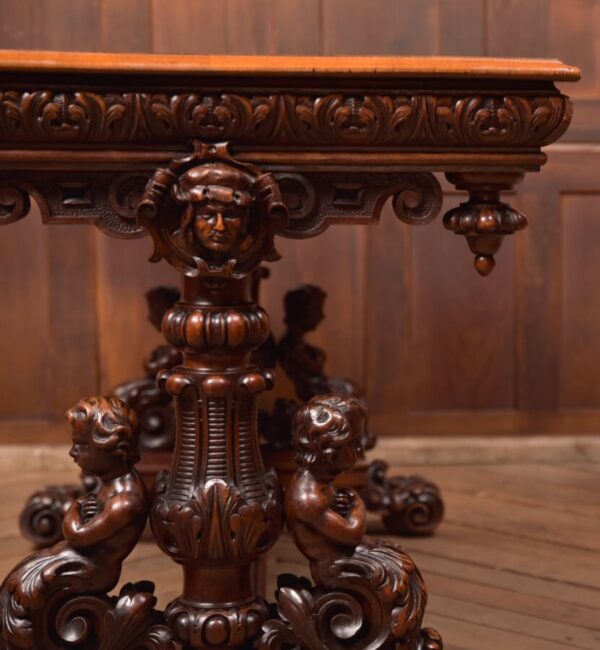 Victorian Walnut Centre Table SAI2711 - Image 25