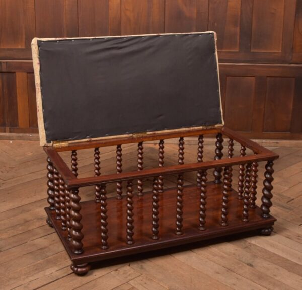 Victorian Mahogany Country House Stool SAI2712 - Image 3