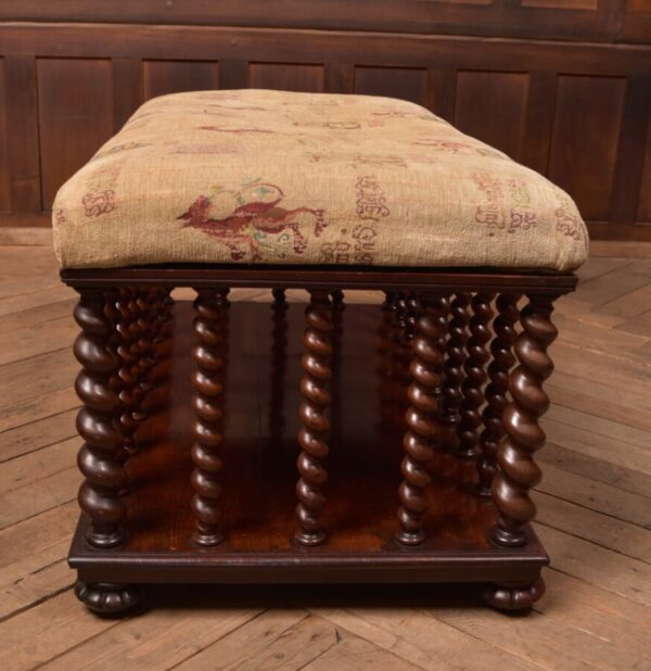 Victorian Mahogany Country House Stool SAI2712 - Image 7