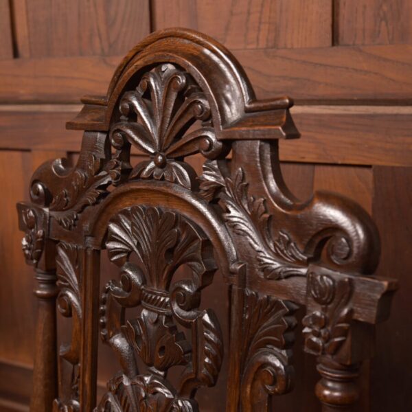 Pair Of Victorian Oak Arm Chairs SAI2714 Antique Chairs 4