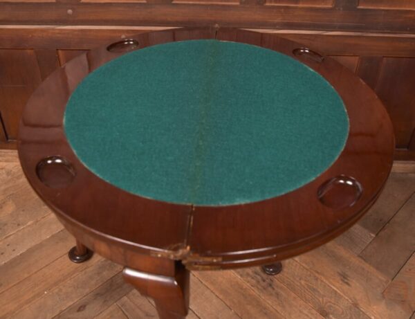 Georgian Mahogany Triple Top Tea/ Games Table SAI2717 Antique Tables 13