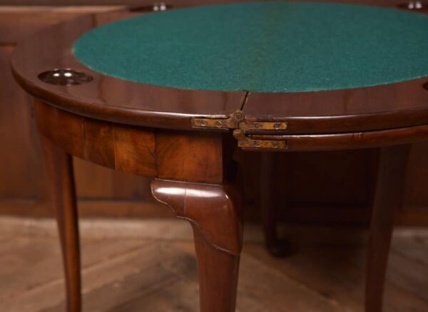 Georgian Mahogany Triple Top Tea/ Games Table SAI2717 - Image 10