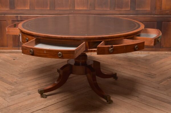 Georgian Mahogany Drum Table SAI2720 Antique Furniture 5