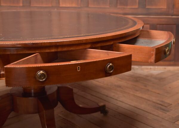 Georgian Mahogany Drum Table SAI2720 Antique Furniture 12