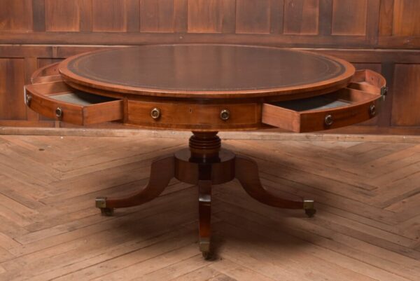 Georgian Mahogany Drum Table SAI2720 Antique Furniture 10