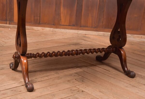 Victorian Rosewood Stretcher Table SAI1362 - Image 5