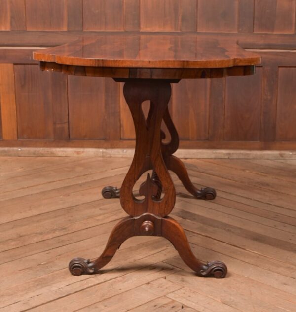 Victorian Rosewood Stretcher Table SAI1362 - Image 9