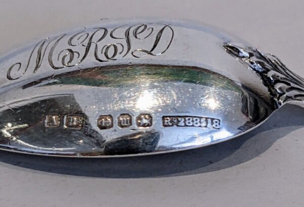 Queen Victoria Jubilee Spoon jubillee Antique Silver 6