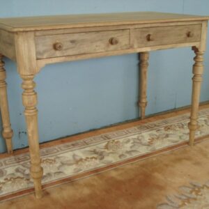 Late Victorian Two Drawer Writing Table Antique Tables