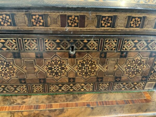 Tunbridge ware Box stunning work Antique Boxes 8