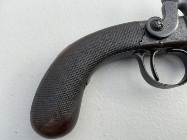 Percussion pistol by John Hughes “ Man-stopper “ Antique Guns 7