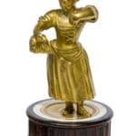 19thCentury Gilt Bronze Figurine of a Girl with Grapes Miscellaneous