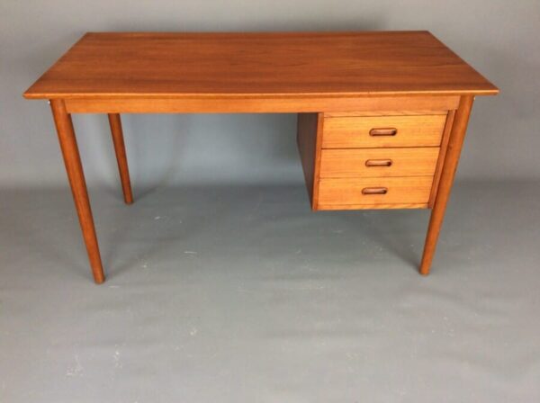 Danish Mid Century Teak Writing Desk by Arne Vodder - Image 3