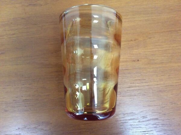 Whitefriars Ribbed Vase by William Wilson c1930’s glass vase Antique Glassware 6