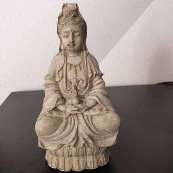 Antique Kwan Yin ivory Antique Collectibles 3