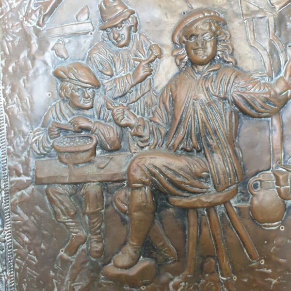 Antique Cast Brass Plaque - Image 5