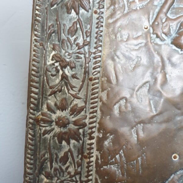 Antique Cast Brass Plaque - Image 4
