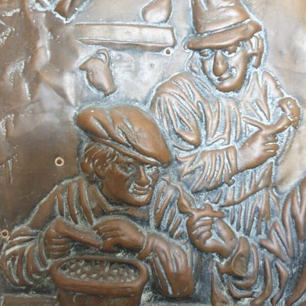 Antique Cast Brass Plaque - Image 3