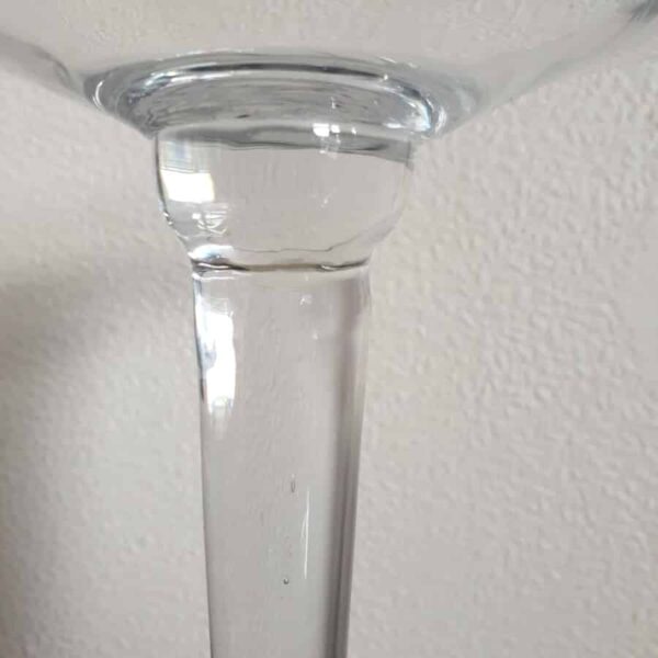Vintage 18 Century 40cm Trumpet Vase Antique Glass Vase Antique Glassware 8