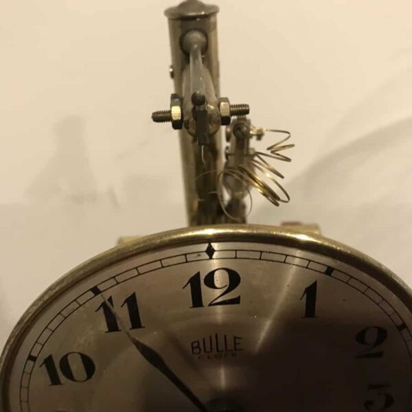Bulle electric driven glass domed clock - Image 7