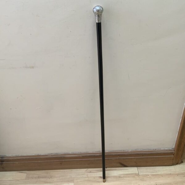 Gentleman’s Walking Stick Sword Stick With Silver Top