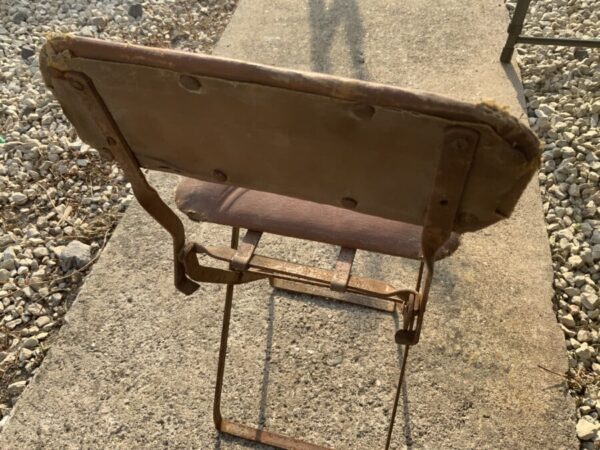 Vintage folding child’s chair original condition Antique Chairs 9