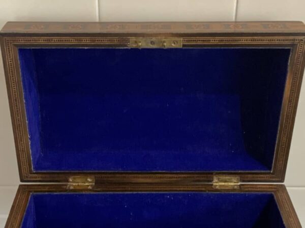 Tunbridge ware Box stunning work Antique Boxes 15