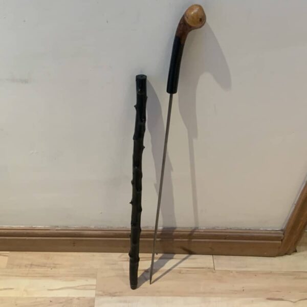 Irish Blackthorn walking stick sword stick Miscellaneous 12