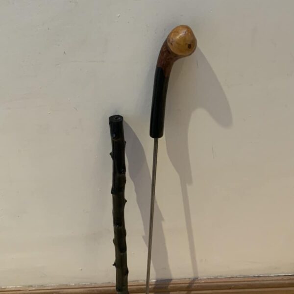 Irish Blackthorn walking stick sword stick Miscellaneous 13