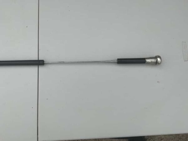 Gentleman’s walking stick sword stick with silver topped handle - Image 7