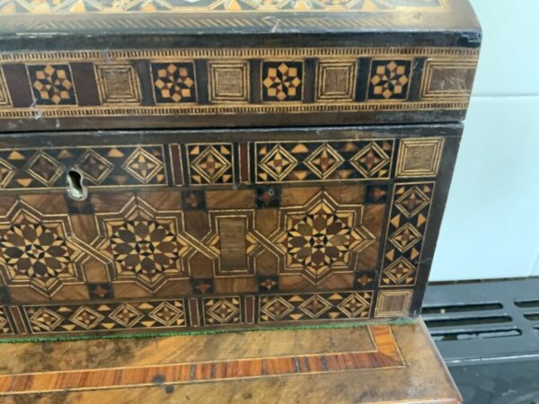 Tunbridge ware Box stunning work Antique Boxes 9