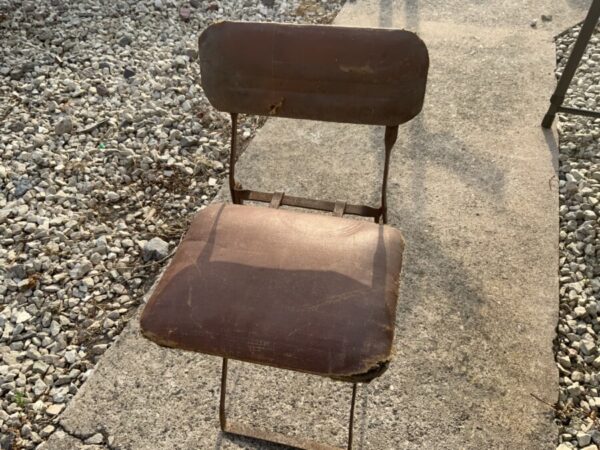 Vintage folding child’s chair original condition Antique Chairs 4