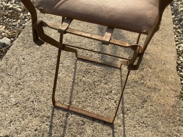 Vintage folding child’s chair original condition Antique Chairs 8